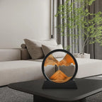 3D Moving Sand Art Hourglass – Deep Sea Quicksand Round Glass Decor