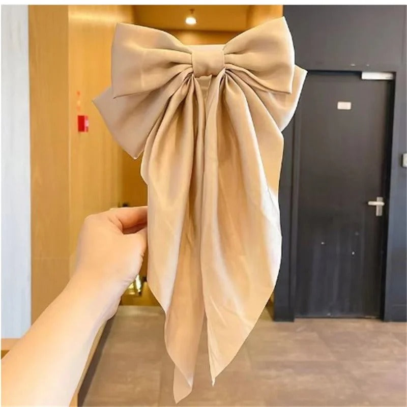 Pack of 2 Elegant Bow Hair Clip – Butterfly Style Long Tail Hair Accessory for Women & Girls