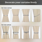 Pearl Magnetic Curtain Clip Curtain Holders Tieback Buckle Clips Hanging Ball ( Pack of 2)