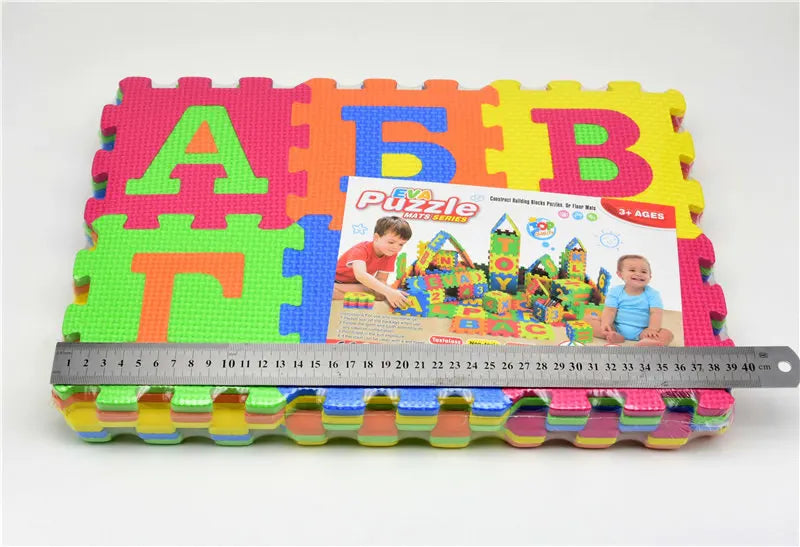 Baby Foam Puzzle Mat (A-Z & Numbers) | Soft EVA Play Mat for Kids