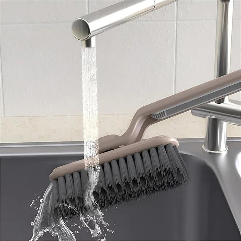 (Pack of 2) 3-in-1 Gap Cleaning Brush – V-Shaped Tile & Corner Scrubber