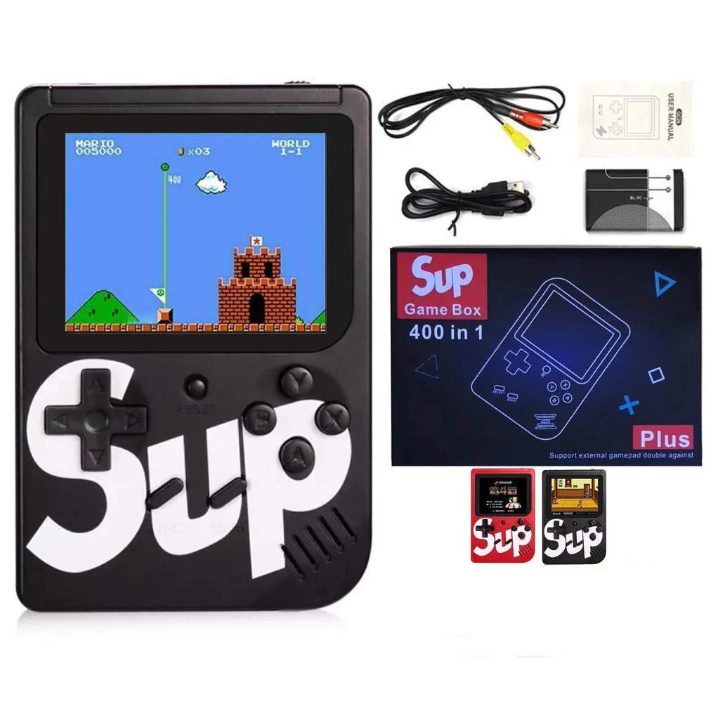 SUP Game Box 400 in 1 – Retro Handheld Gaming Console for Kids