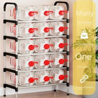 6 Layer Steel Shoe Rack – Heavy Duty Multi-Tier Shoe Organizer