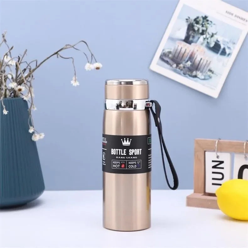 800ML Stainless Steel Water Bottle – Insulated Hot & Cold Sport Bottle