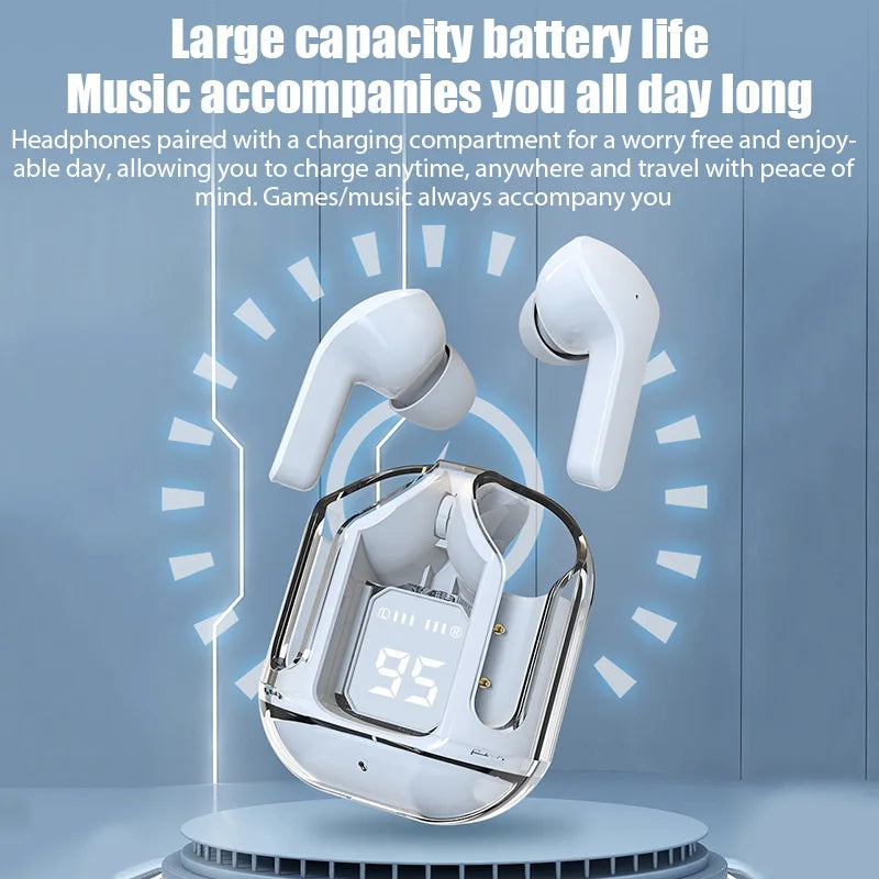 Air 31 TWS Wireless Earbuds – Bluetooth Earphones with LED Display & Touch Control