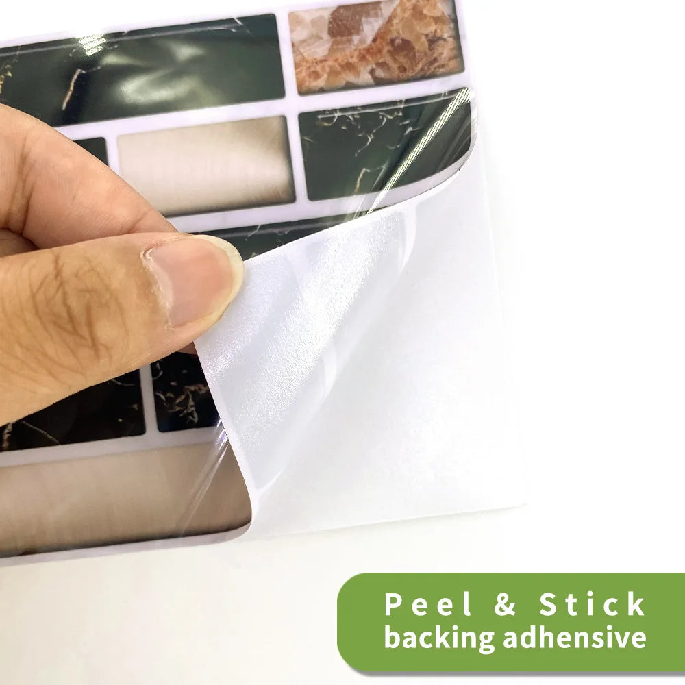 Pack of 24 Waterproof Smart Self Adhesive Tile Stickers