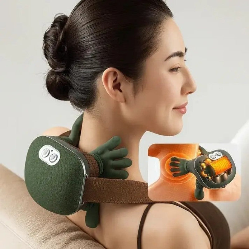 Neck & Shoulder Massager – Electric Shiatsu Massage Device with Heat Therapy