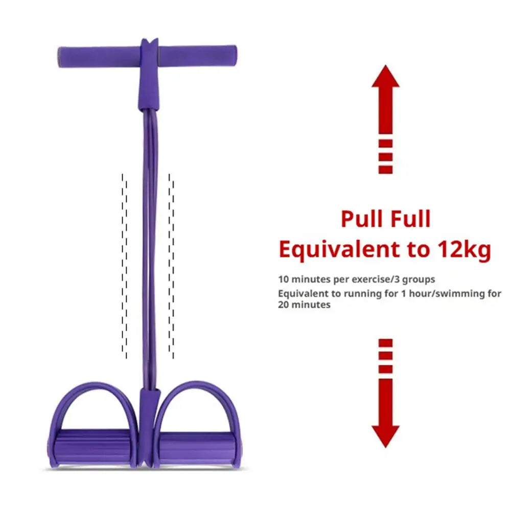 Heavy Duty Peddle Puller Tummy Trimmer Exercise Fitness Band