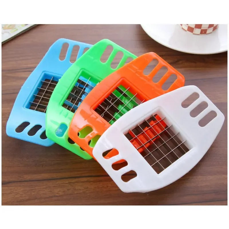 Stainless Steel Vegetable Potato Square Slicer French Fry Grid Cutter
