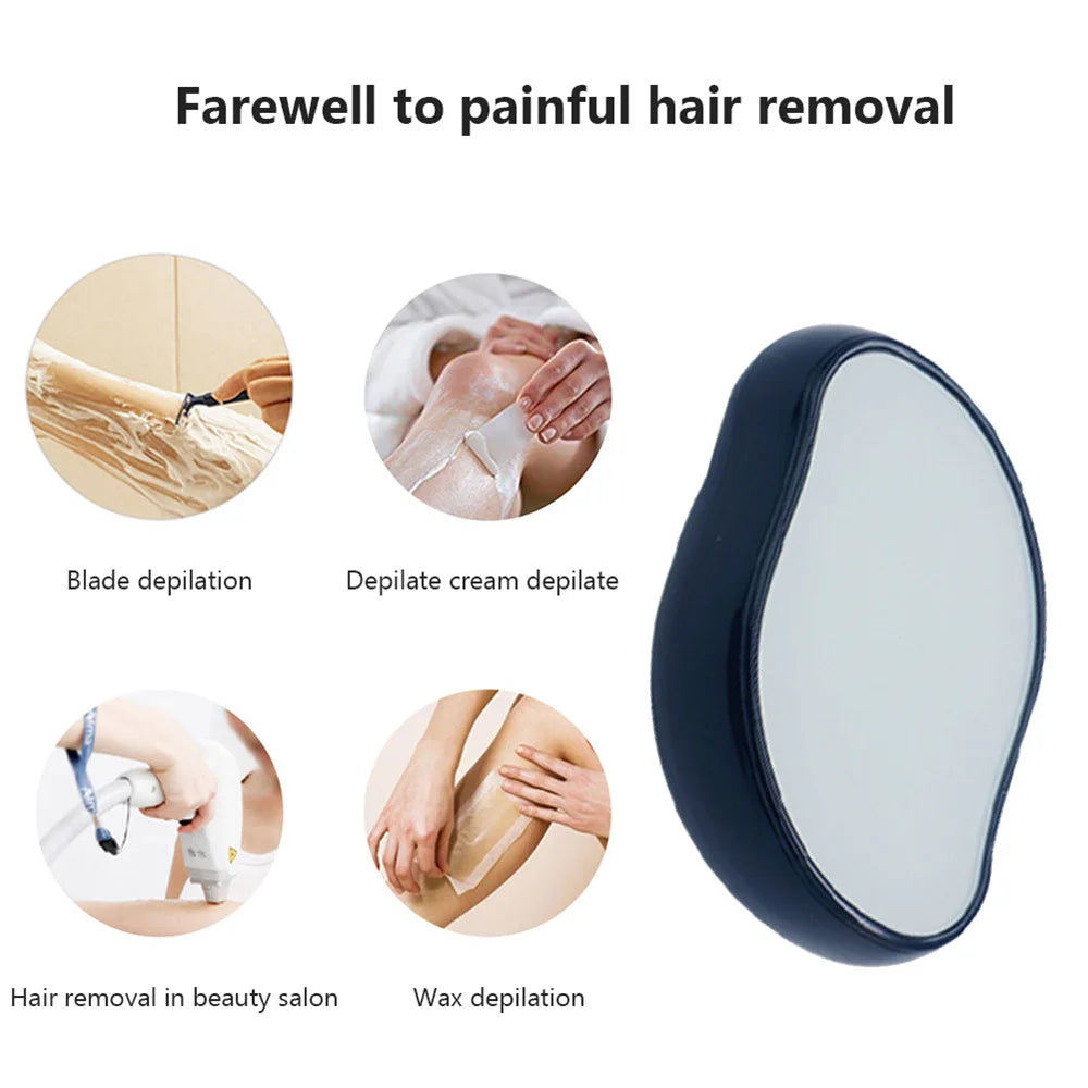 Crystal Hair Remover – Painless Nano Glass Hair Removal Tool for Smooth Skin