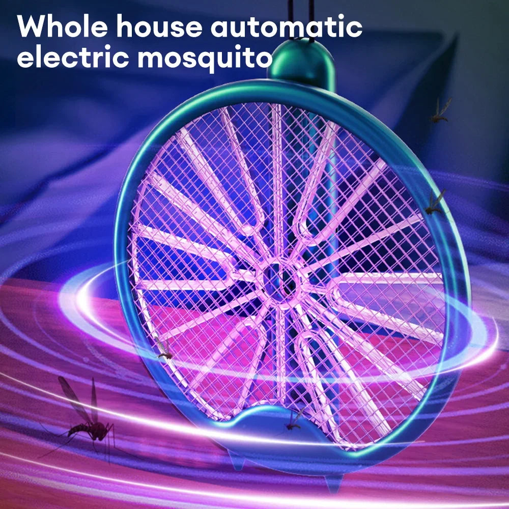 Foldable Mosquito Killer Racket with UV Light – Rechargeable Electric Swatter