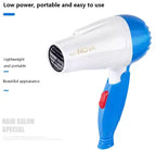 Nova Foldable Hair Dryer – Portable Travel Hair Dryer for Fast Drying (Hot & Cold Air)