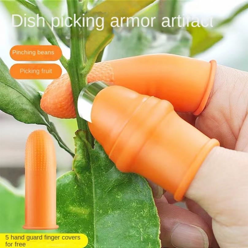 Silicone Finger Vegetable Peeler & Thumb Knife – Safe Kitchen Cutting Protector