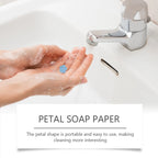 Flower Paper Soap Sheets – Portable Travel Hand Wash Soap (Box Pack) 🌸