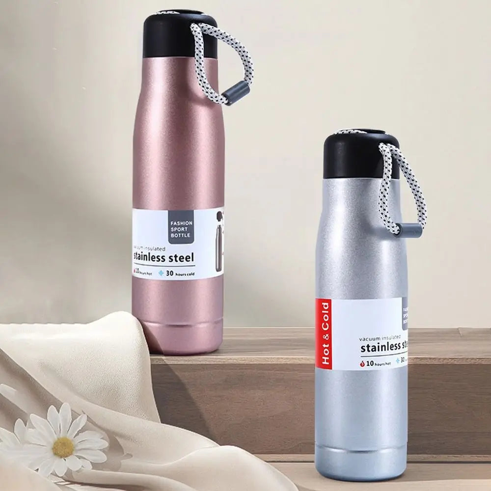 Sport Vacuum Bottle 550ML – Stainless Steel Insulated Water Bottle (Hot & Cold)