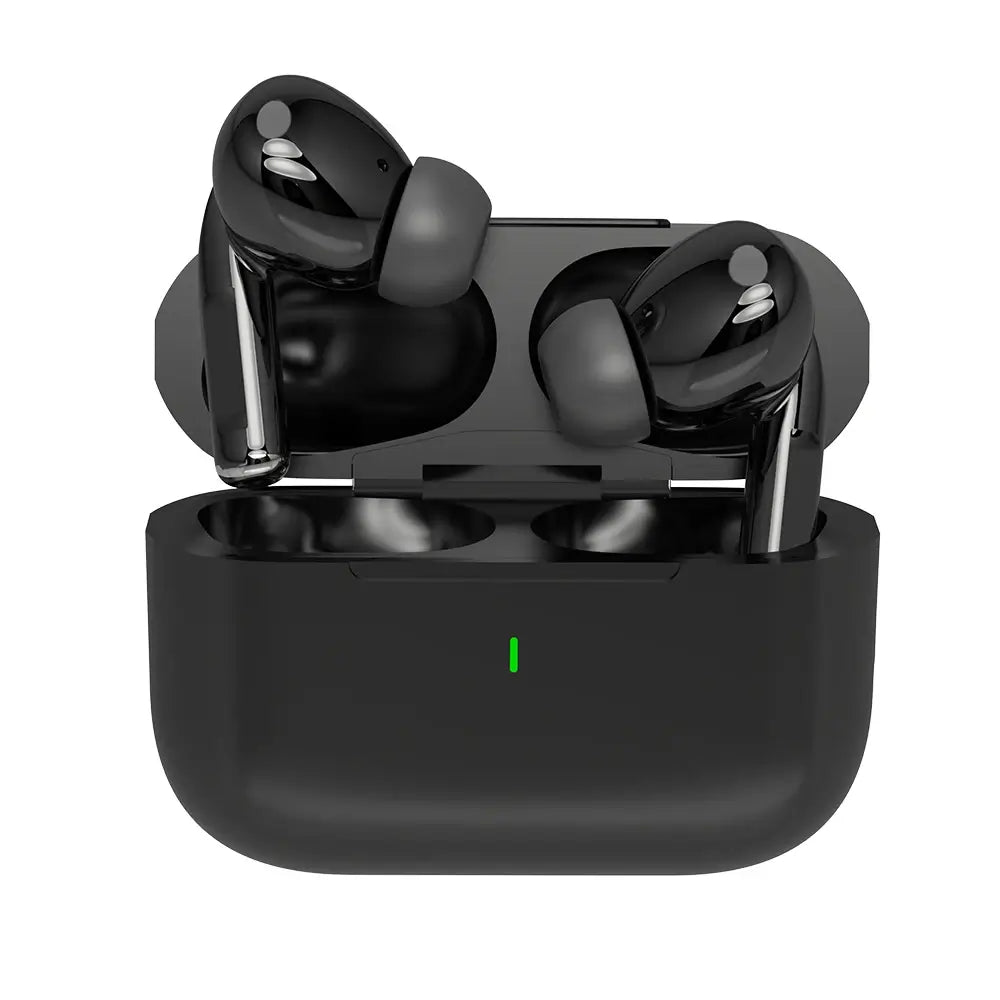 Wireless Bluetooth Earbuds (Black) – HD Sound, Noise Reduction & Charging Case