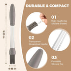 Oil Push Silicone Brush – BBQ Oil Dispenser Brush for Cooking & Baking