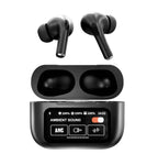 A9 Smart Tactile Wireless Earbuds – Touch Screen Display, Noise Reduction & Bluetooth