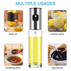 Oil Spray Bottle – Refillable Cooking Oil Sprayer | Kitchen BBQ Olive Oil Dispenser