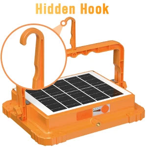Murcy Portable Solar LED Light – Rechargeable Outdoor Flood Light | Waterproof Emergency Lamp