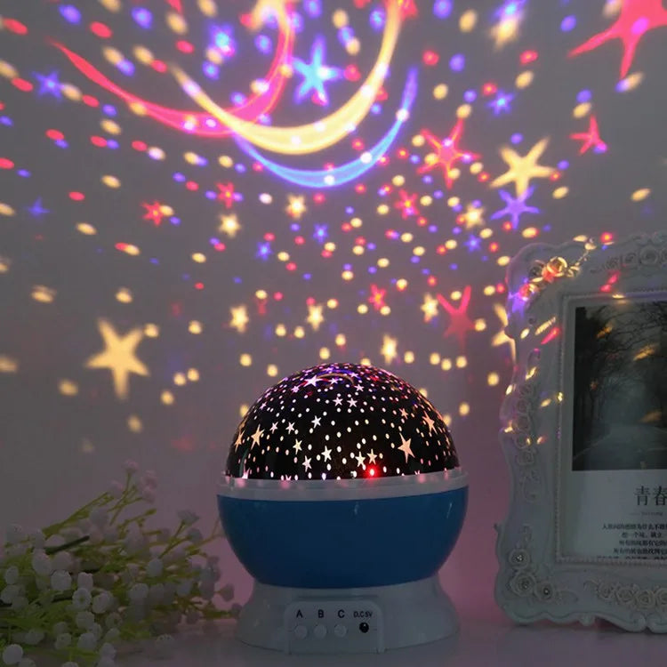 Star Master Galaxy Projector – LED Night Light with Star & Moon Projection (Multicolor)