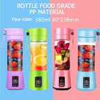 USB Rechargeable Juicer 6 Blades Electric Blender Portable Mixer