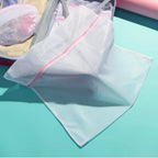 Pack of 2 Mesh Laundry Bag – Zippered Washing Machine Protection Net Pouch