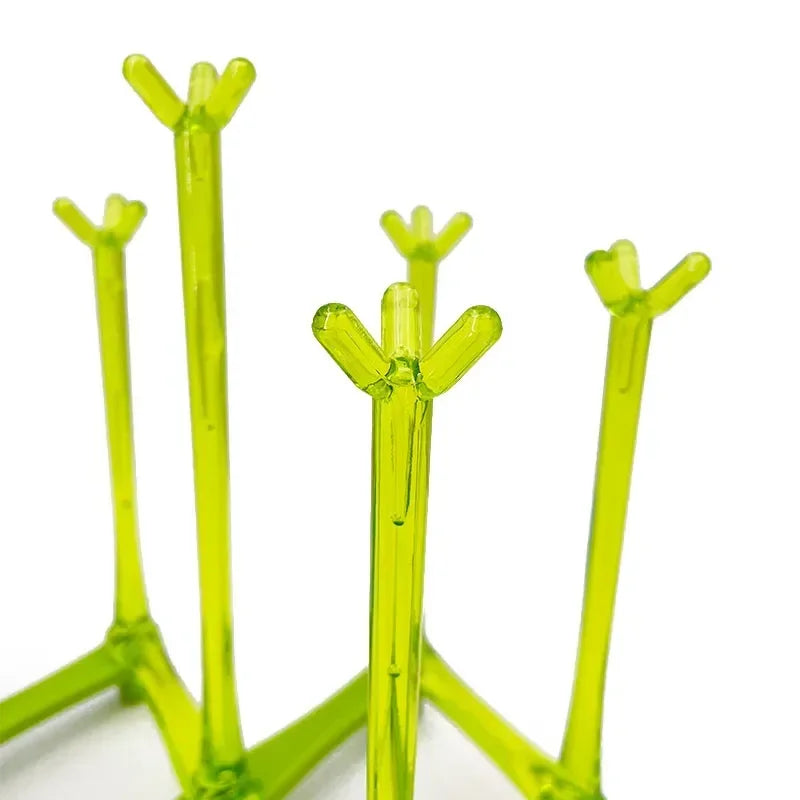 Glass Drying Stand – Plastic Cup Holder Rack | Kitchen Glass Organizer & Drain Stand