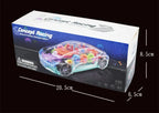 Transparent Police Concept Car Toy for Kids – Light & Gear Motion Puzzle Car