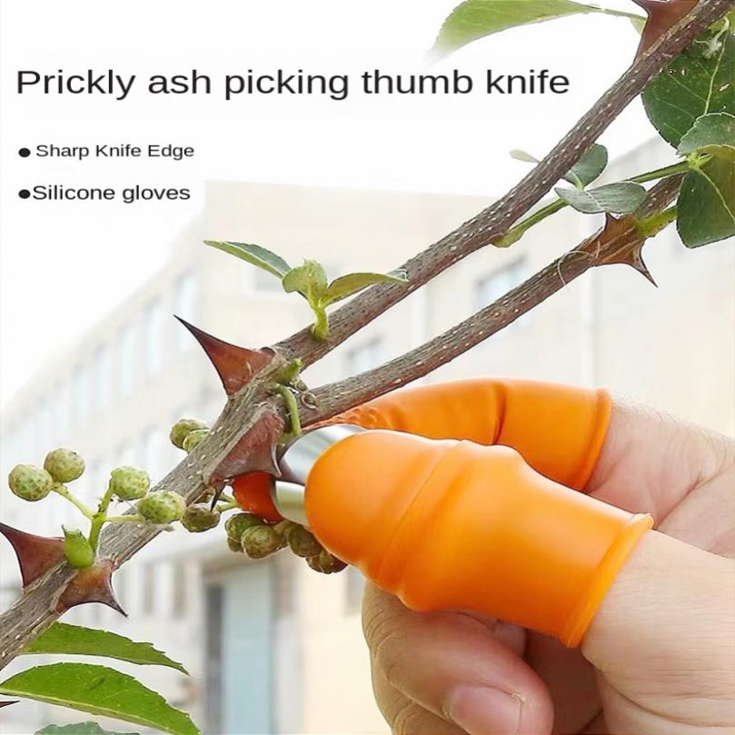 Silicone Finger Vegetable Peeler & Thumb Knife – Safe Kitchen Cutting Protector