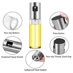 Oil Spray Bottle – Refillable Cooking Oil Sprayer | Kitchen BBQ Olive Oil Dispenser