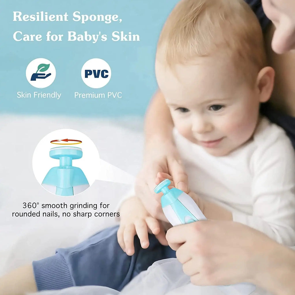 Baby Nail Clippers 6 in 1, Baby Nail Cutter Safe Electric Baby Nail Trimmer
