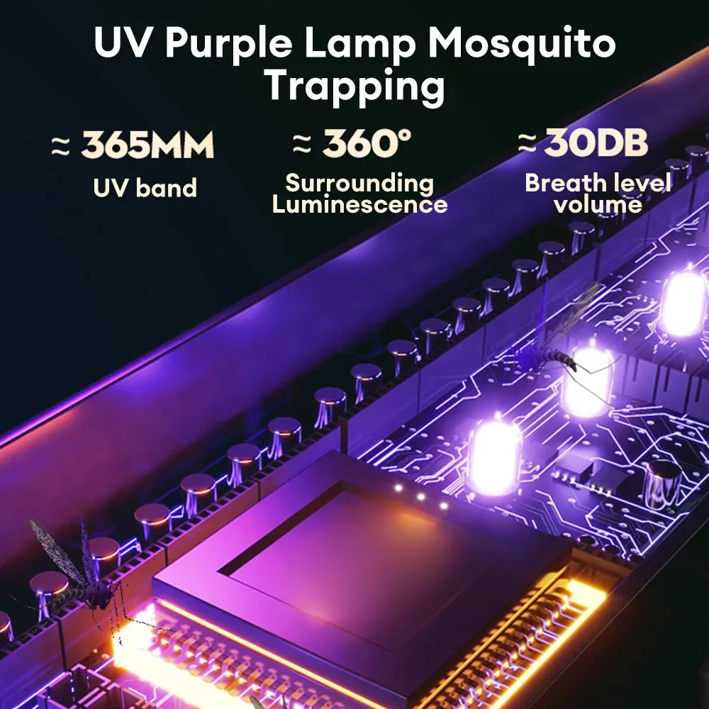 Foldable Mosquito Killer Racket with UV Light – Rechargeable Electric Swatter