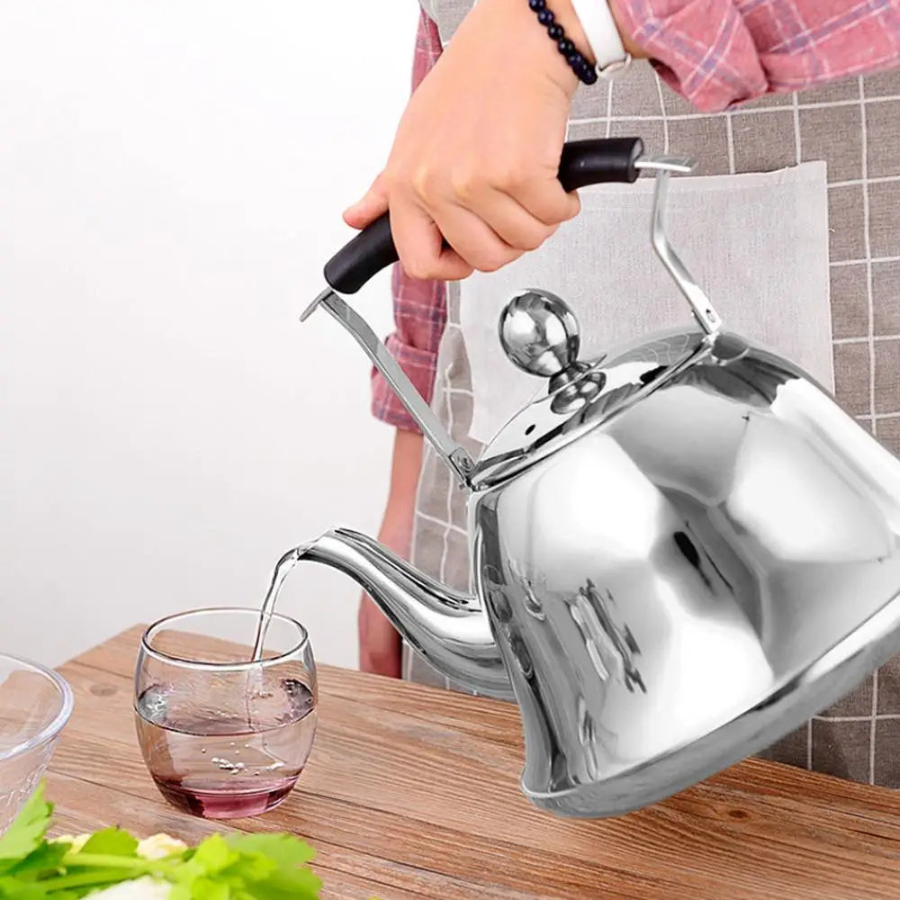Stainless Steel Tea Kettle – Premium Golden Teapot for Kitchen & Tea Lovers