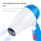 Nova Foldable Hair Dryer – Portable Travel Hair Dryer for Fast Drying (Hot & Cold Air)