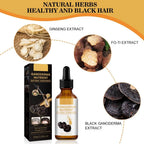 Black Hair Oil – Ganoderma Nutrient Natural Darkening Oil