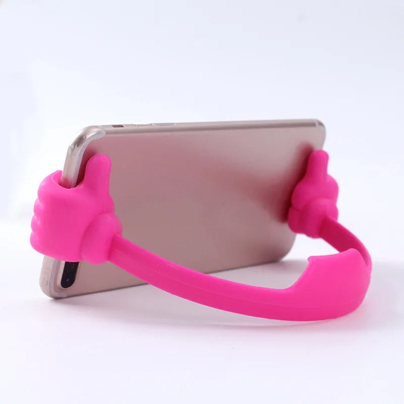 Thumbs-Up Mobile Stand – Cute Flexible Phone Holder for Desk