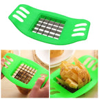 Stainless Steel Vegetable Potato Square Slicer French Fry Grid Cutter