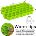 Silicone Ice Cube Tray with LED Effect – Flexible Ice Mold for Drinks | Reusable Ice Cube Maker