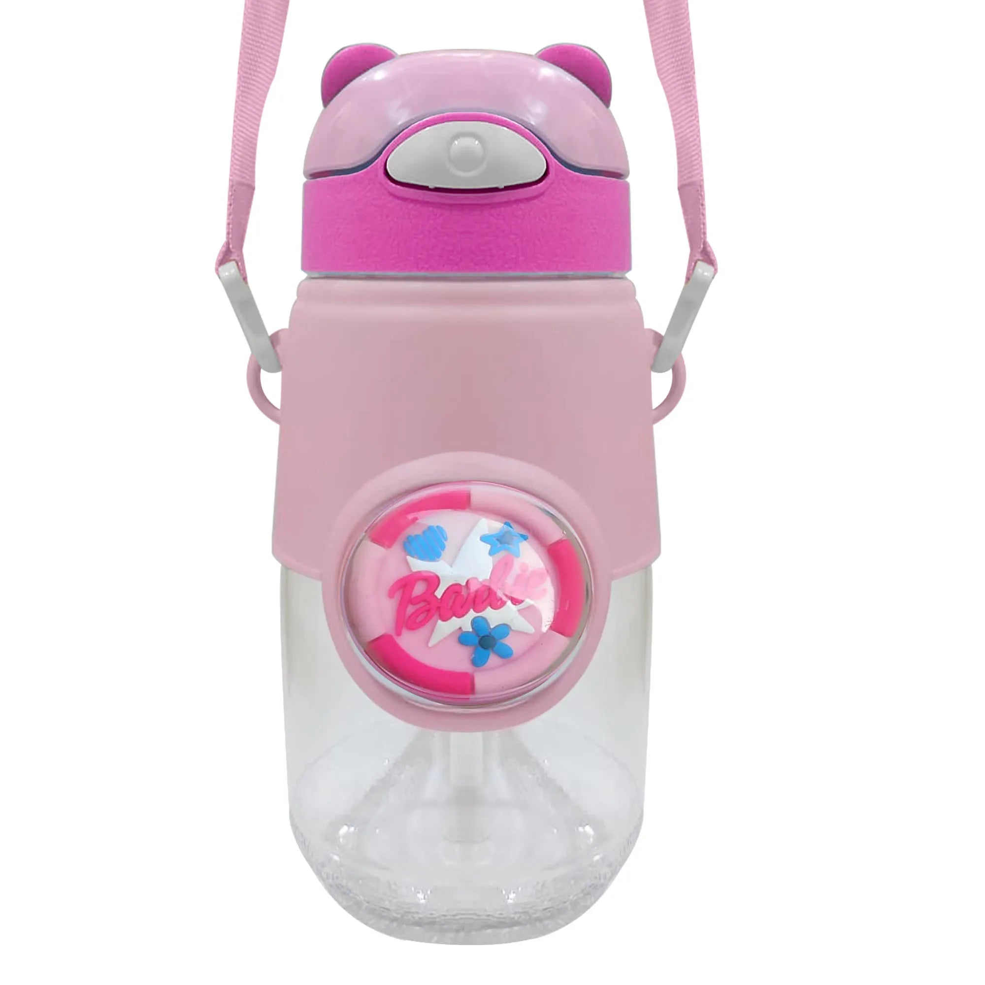 Fancy Style Mighty 3D Cartoon School Bottle – Kids Straw Water Bottle (Leakproof)