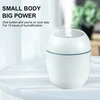 USB Humidifier Air Freshener – Quiet Mist Diffuser with LED Lights | Portable Room Moisturizer