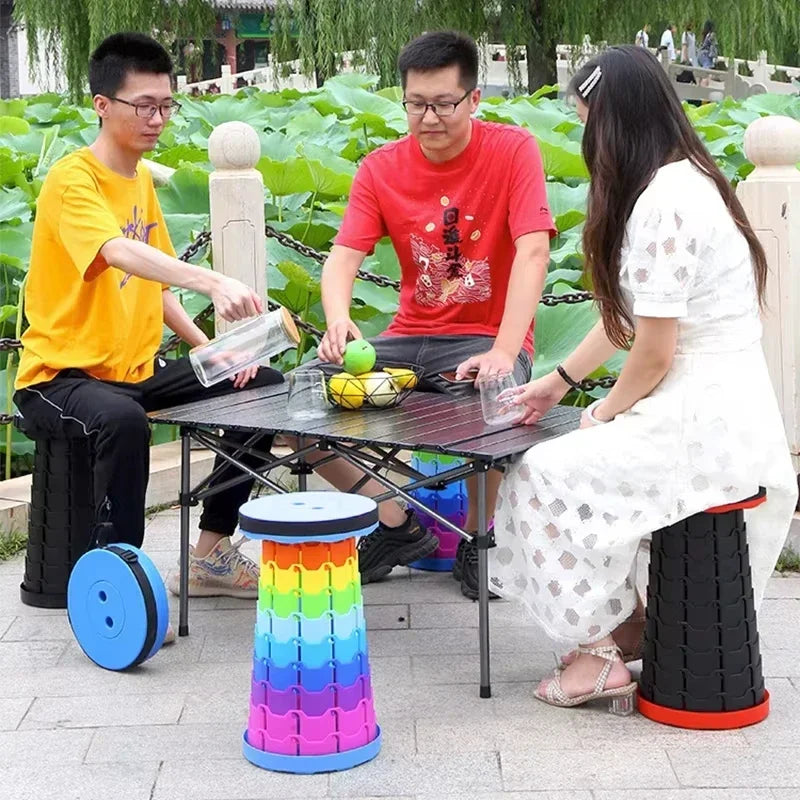 Outdoor Folding Extension Stool