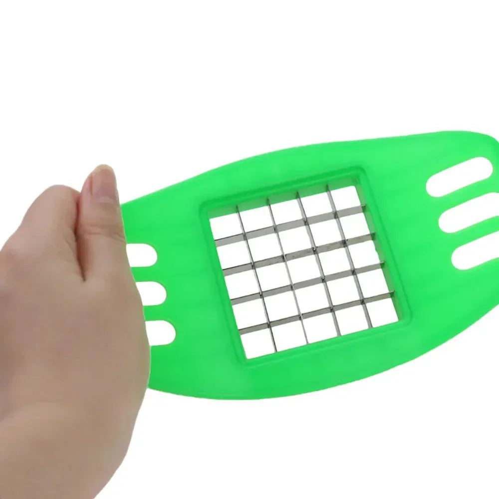 Stainless Steel Vegetable Potato Square Slicer French Fry Grid Cutter