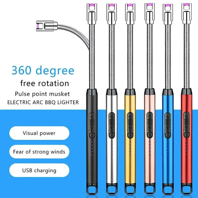 USB Electric Arc Lighter – Rechargeable Windproof Plasma Lighter