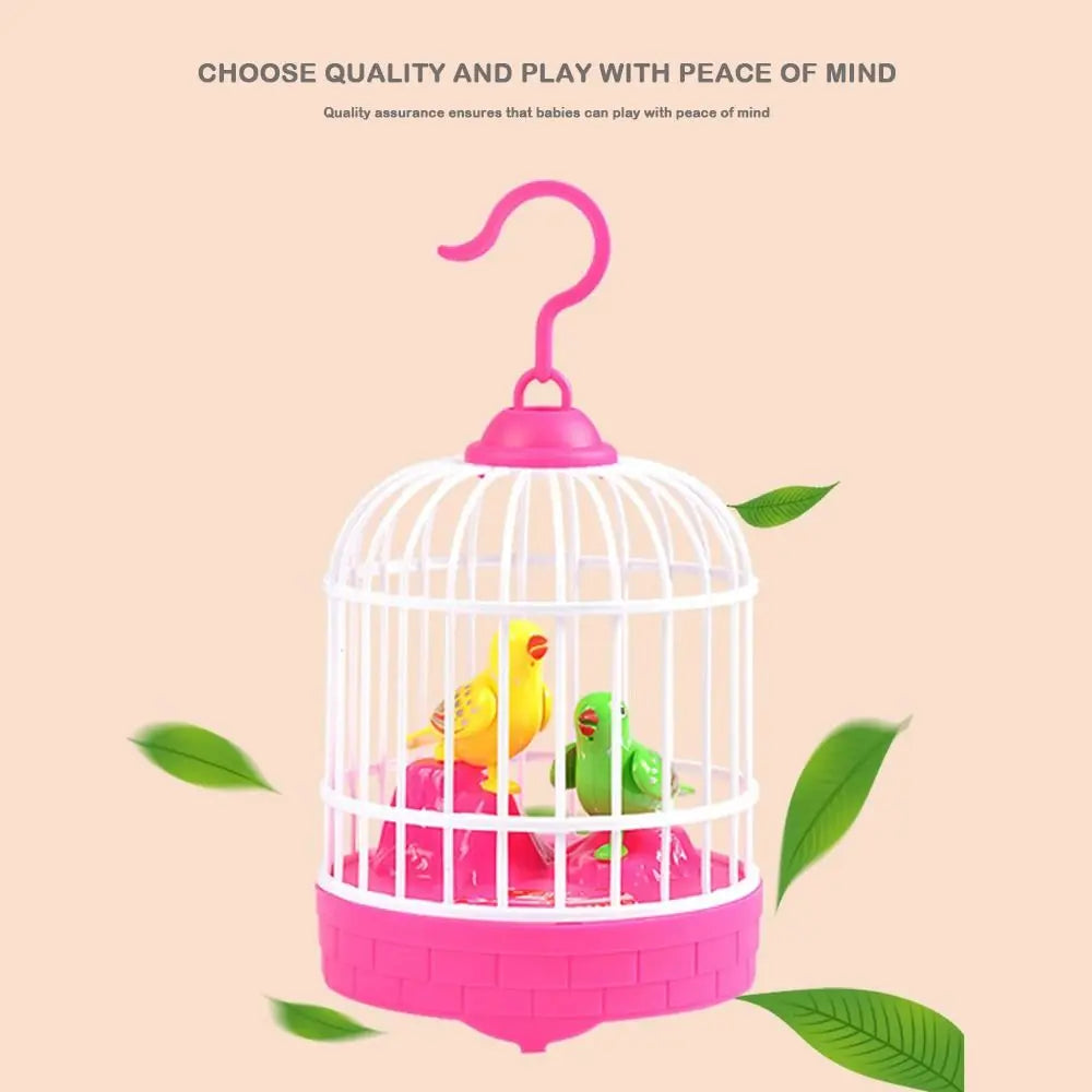 Bird Cage Toy for Kids – Musical Light-Up Bird Cage with Sound & Motion