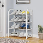 4 Tier Shoe Rack – Space Saving Shoe Organizer Shelf for Home & Entryway