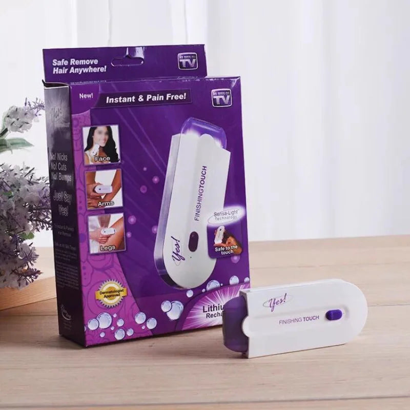 Yes Finish Hair Remover – Painless Electric Shaver for Face & Body (USB Rechargeable)