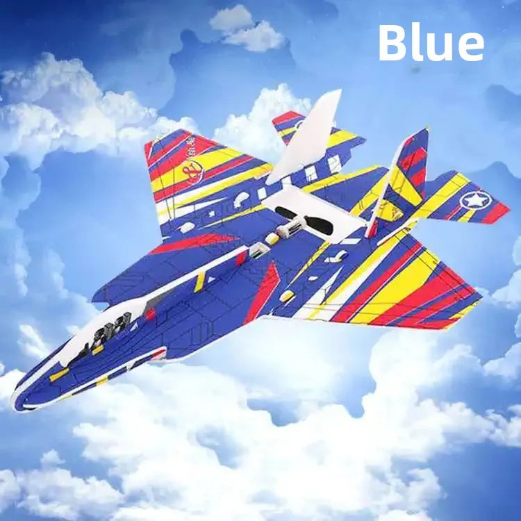Electric Airplane Toy for Kids | LED Light Flying Glider Aircraft