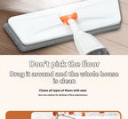 Spray Mop Aurora – Flat Floor Cleaner with Built-in Water Spray | Reusable Microfiber Mop