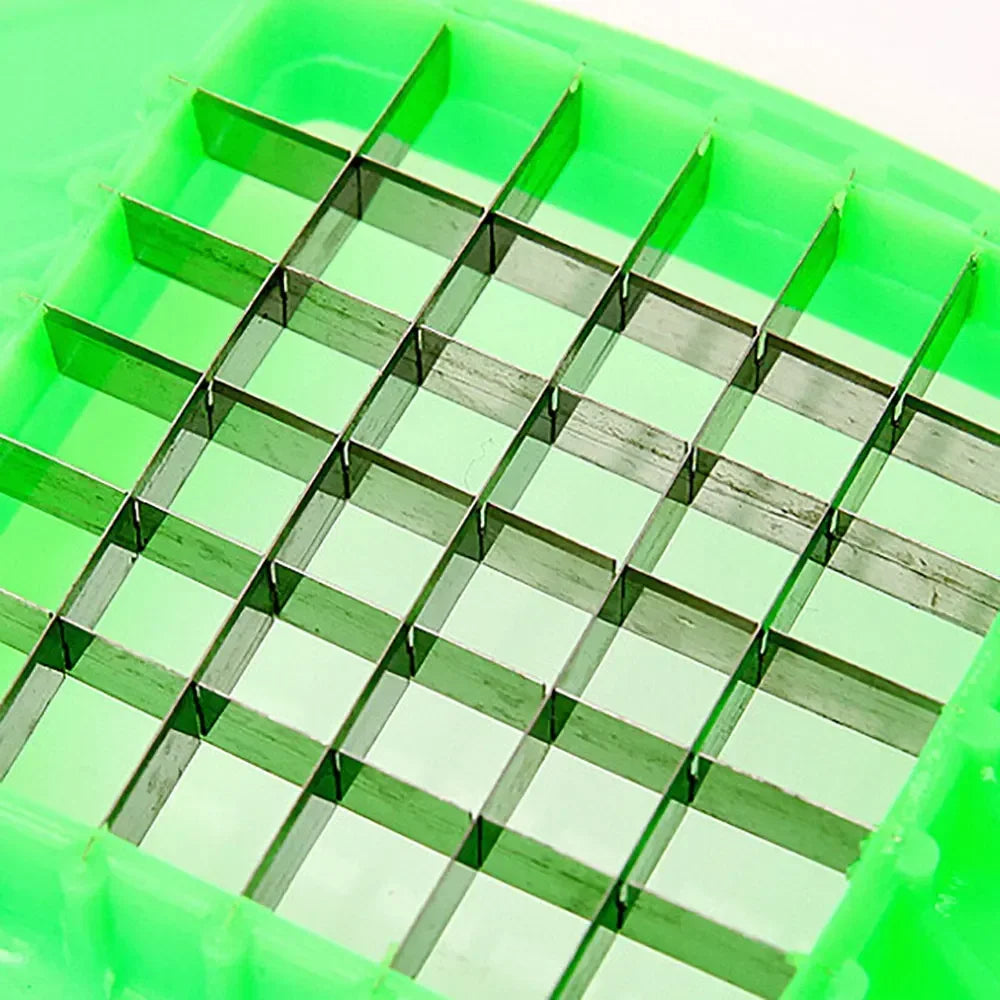 Stainless Steel Vegetable Potato Square Slicer French Fry Grid Cutter